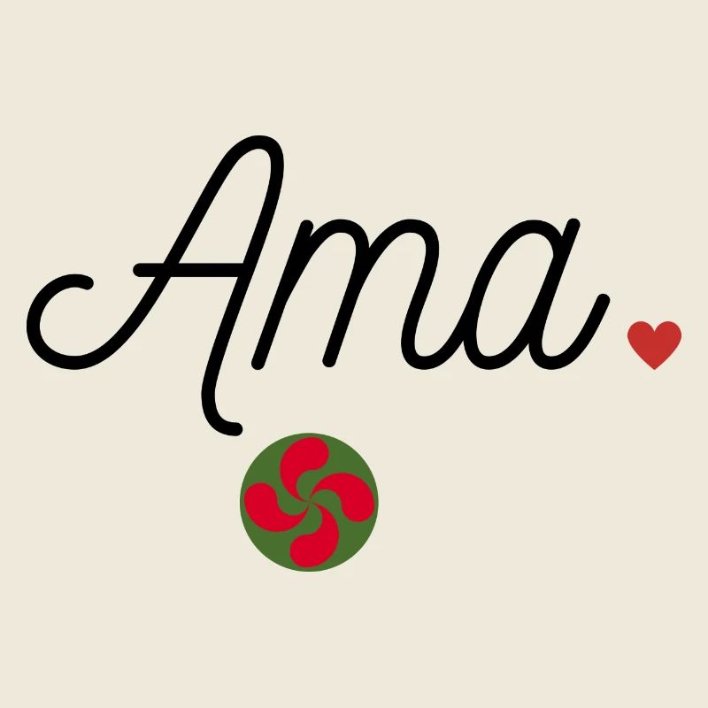 Ama et Lauburu. Maman en Basque