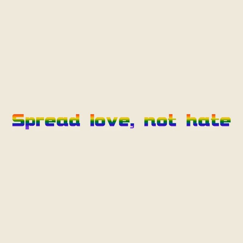 Spread love, not hate Rainbow♥ (long)