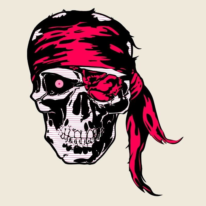 Death skull Pink