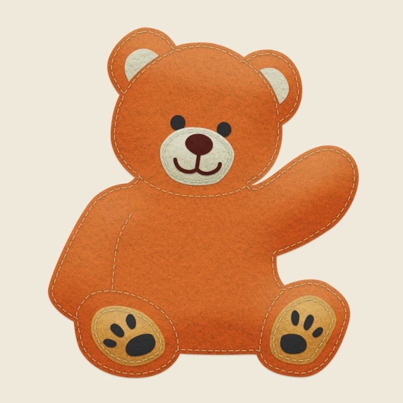 Felt Teddy