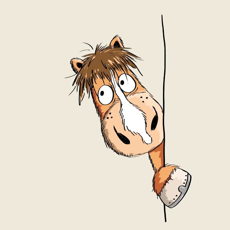 Neugieriges Pferd