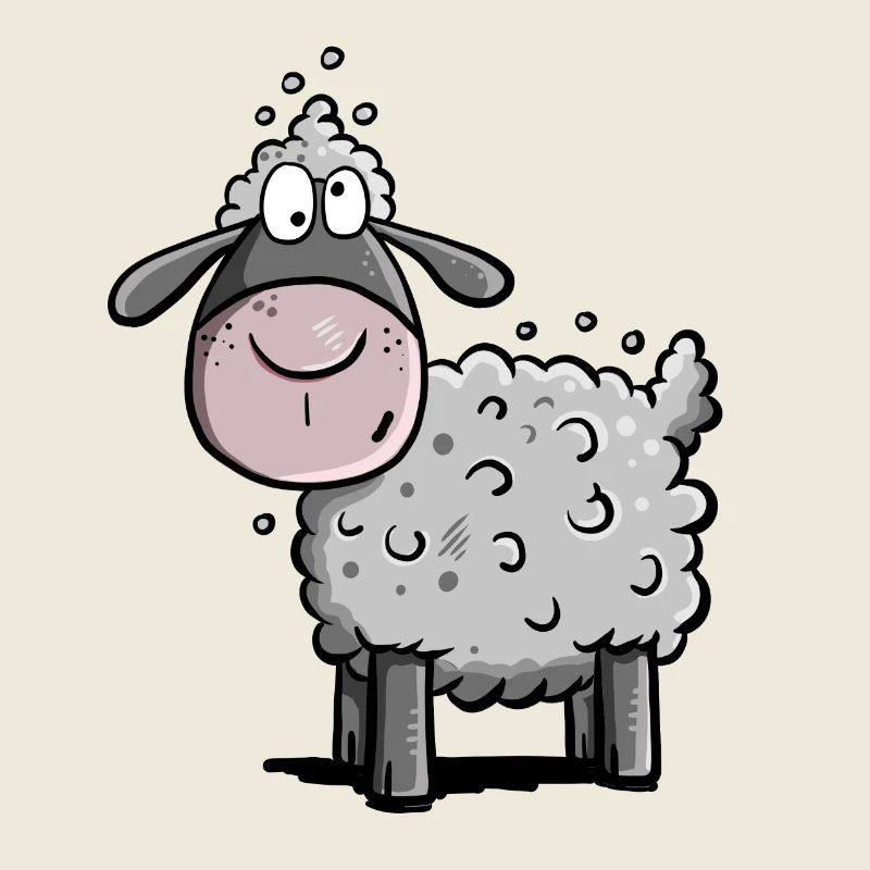Little Wool Sheep I Sheep Comic I Gift
