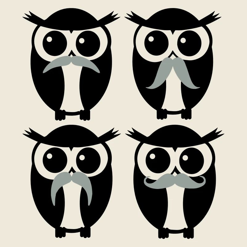 moustache owl