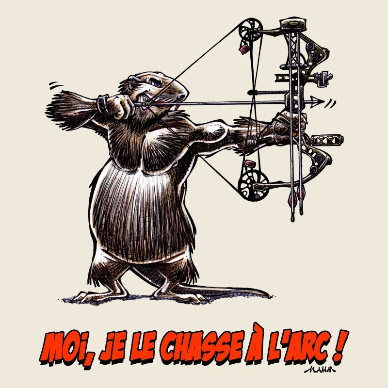 Le Ragondin, Moi Je Le Chasse A L'arc !