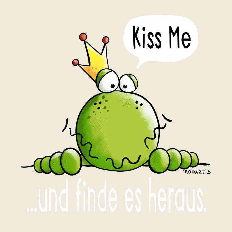 Küss mich oder finde es heraus - Frosch - Geschenk