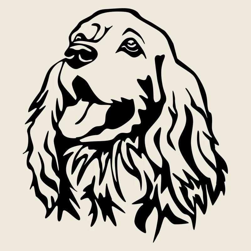 Tête de Cocker Spaniel