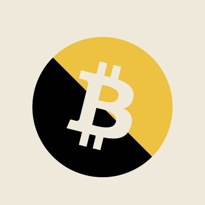 Bitcoin Paillettes dorées