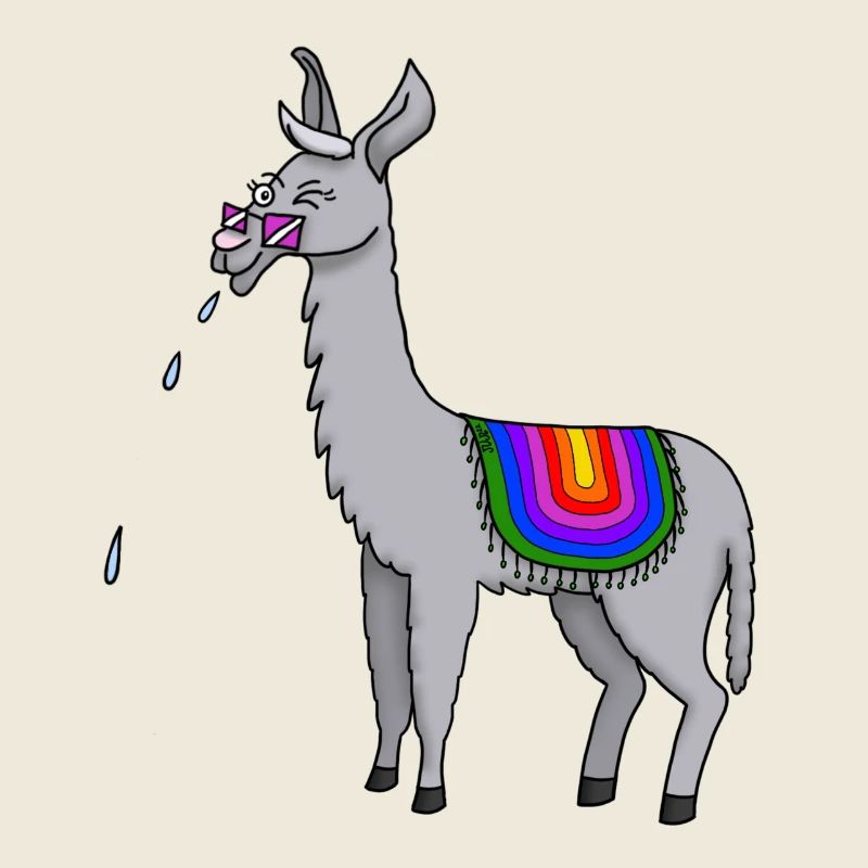 Spuckendes Lama