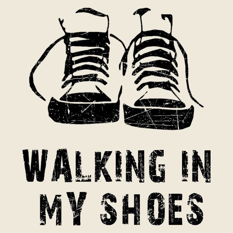 Sneaker marchant dans mes chaussures