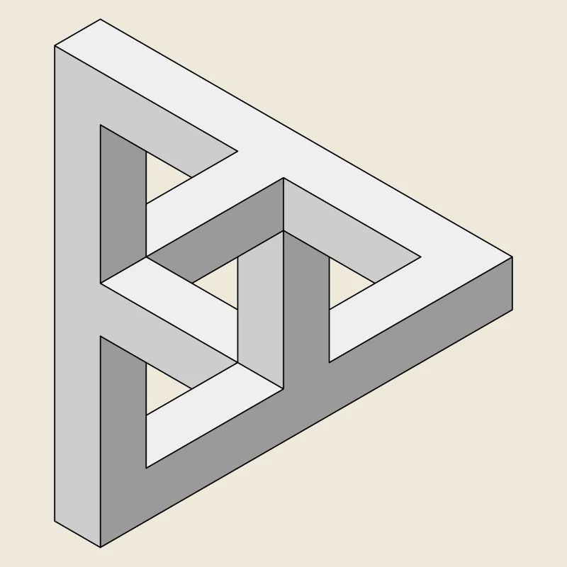 Unmögliche 3D Figur