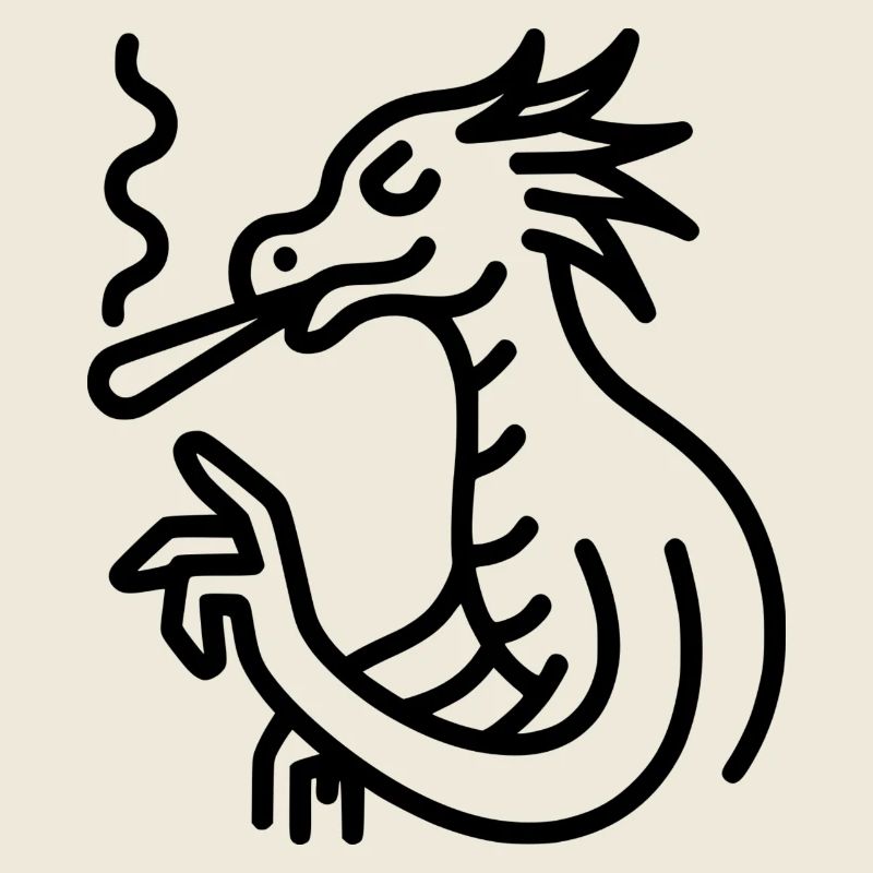 Smkoing-Drache