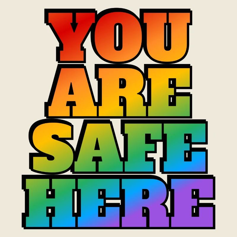 Espace sûr LGBT Vous êtes en sécurité ici