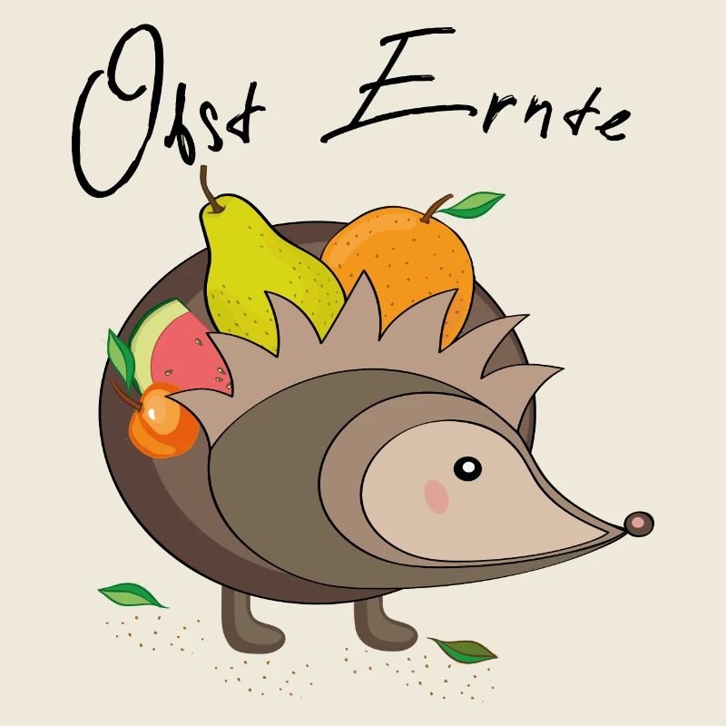 Obst Ernte Igel
