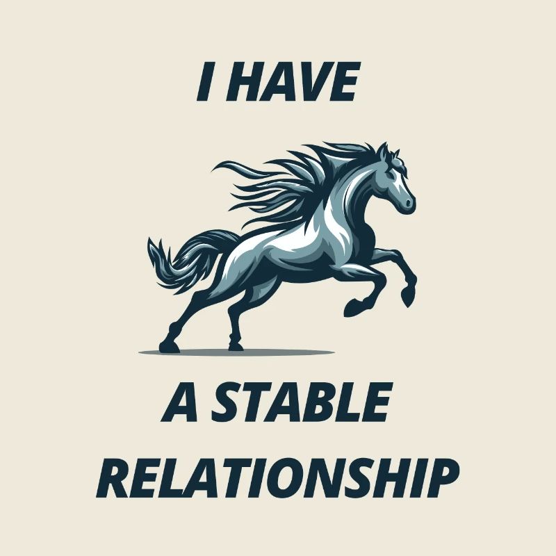 J’ai une relation stable, cheval
