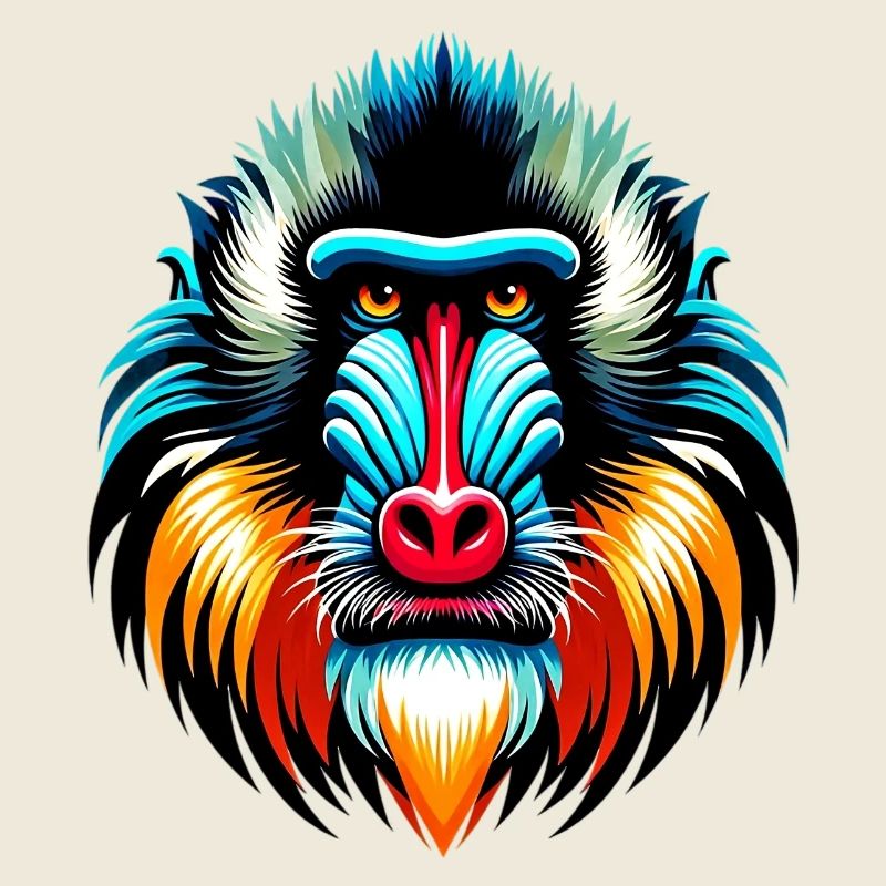 Mandrill-Affe