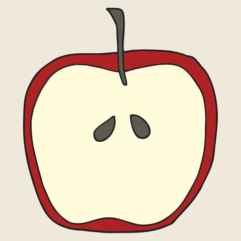 Pomme tranchée