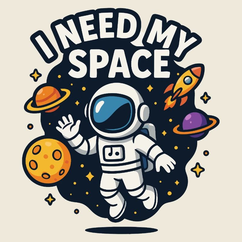 Astronaut "I need my space"