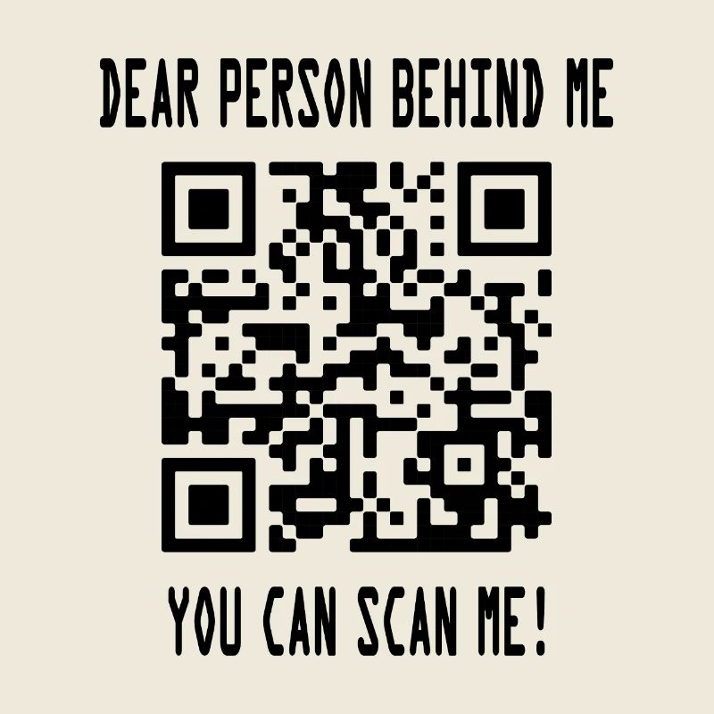 Scan me QR code for motivation