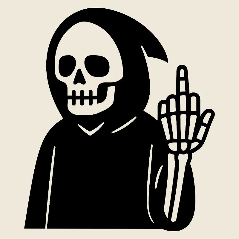 Cool Reaper Design Illustration