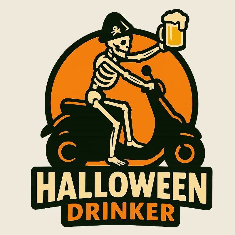 Skelett Trinker Halloween