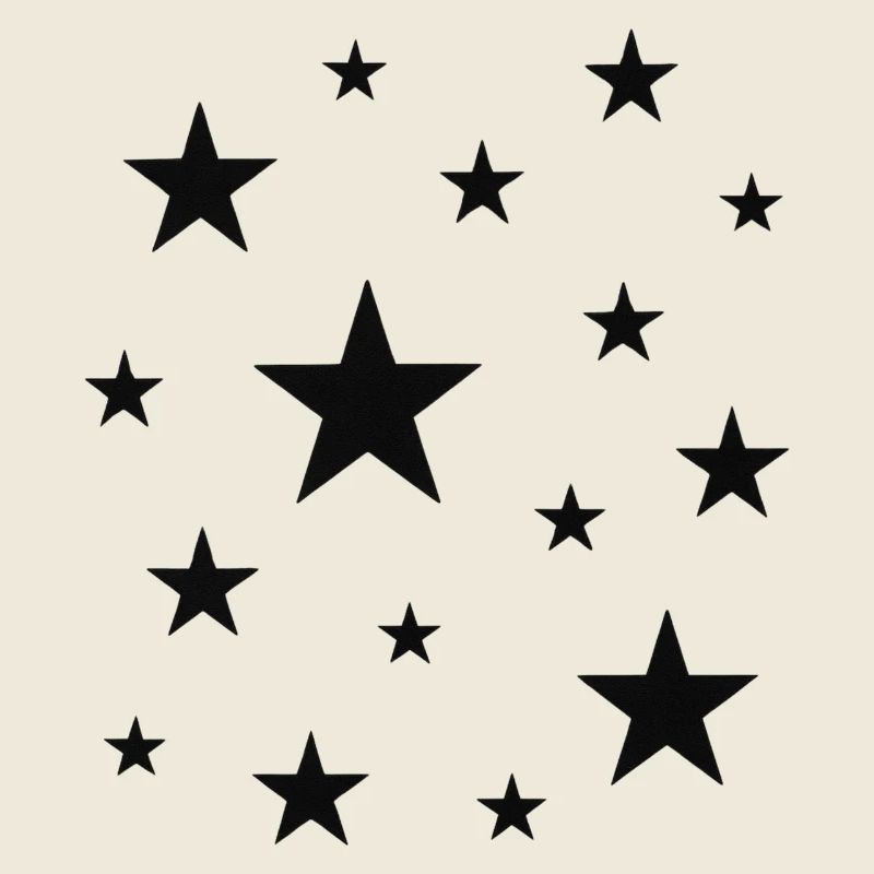 Night Star Pattern Dark Stars