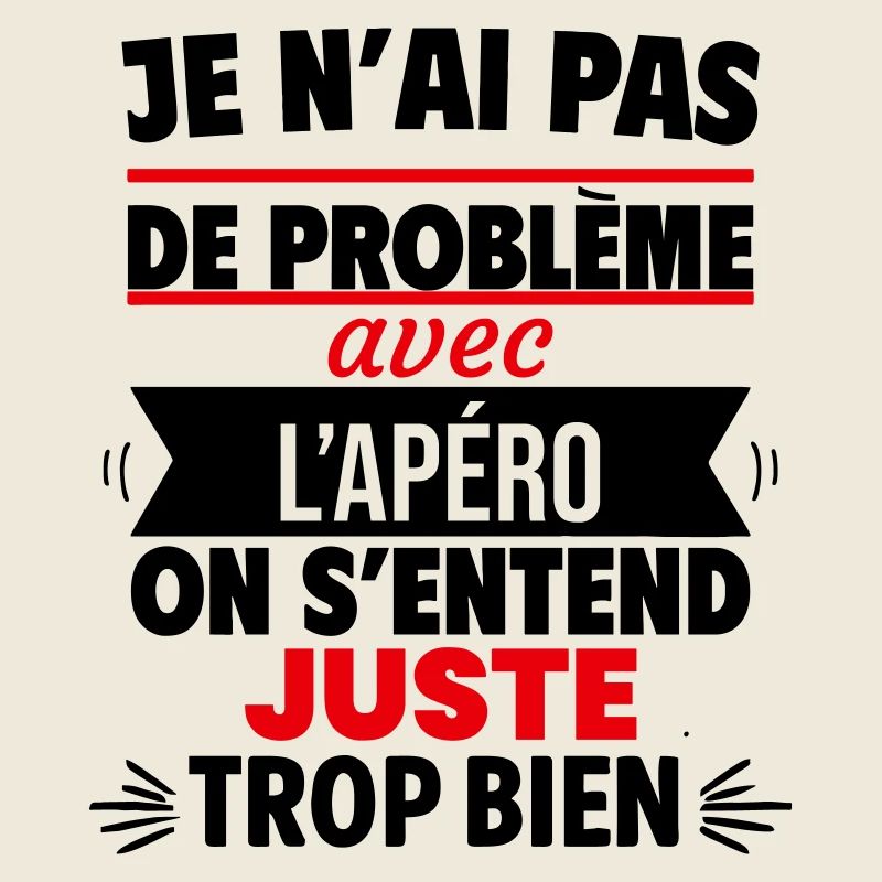 Just with aperitif humor