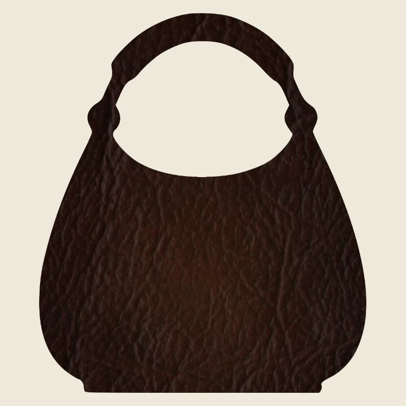 Braune Ledertaschentextur