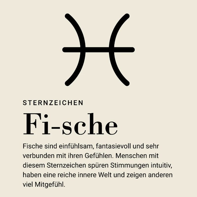 Sternzeichen Fische