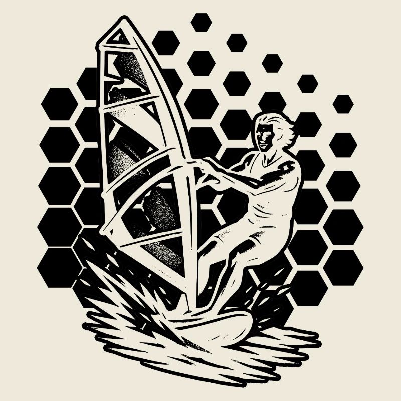 Klare Windsurfing Botschaft