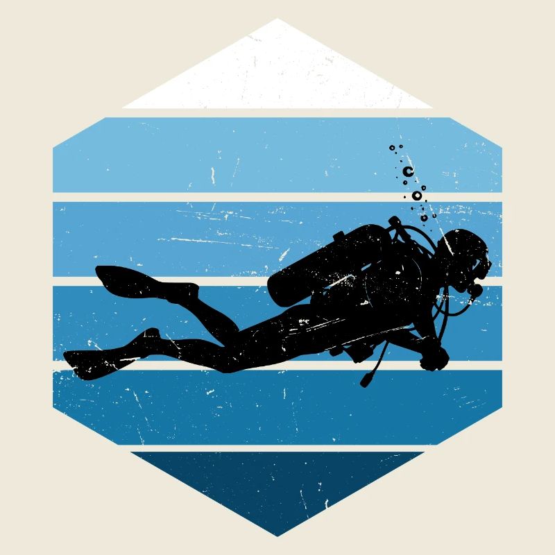 Concentration pure de plongée