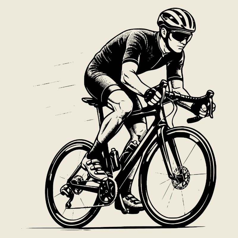 Déclaration directe sur le vélo de route