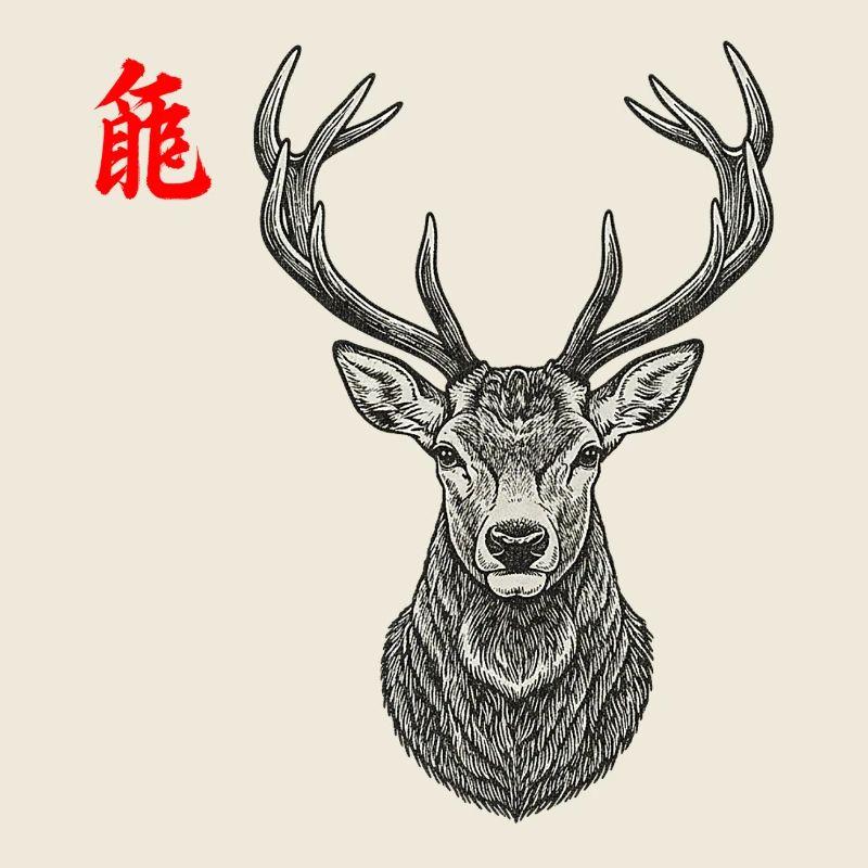 Hirsch Asiatisch