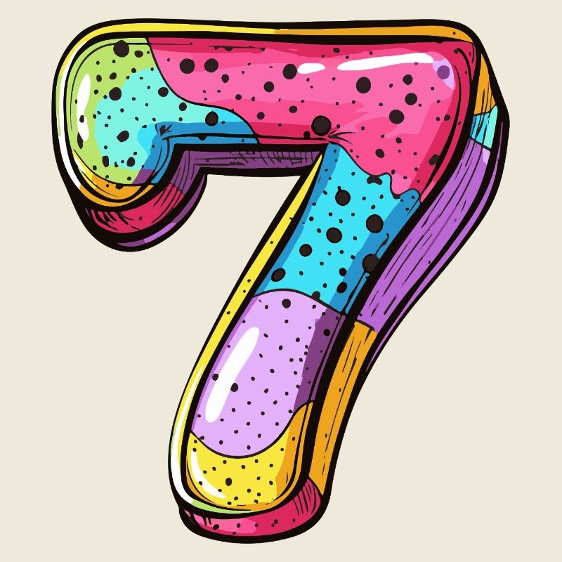 7 Nombre coloré
