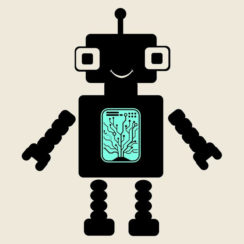 Roboter Comic