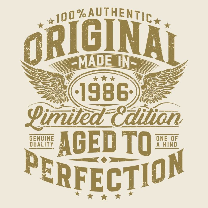 Original 1986 Vintage Birthday Gift