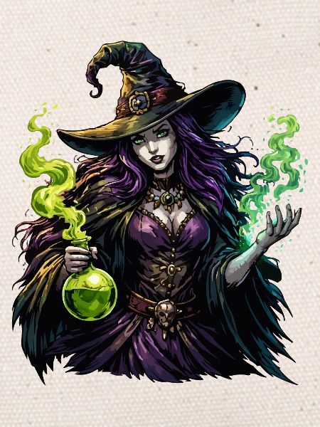Witch with Potion