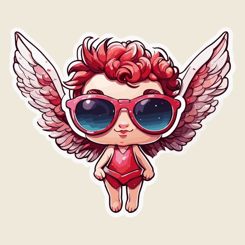 Cupidon / Amour / Flèche / Coeur / Saint Valentin