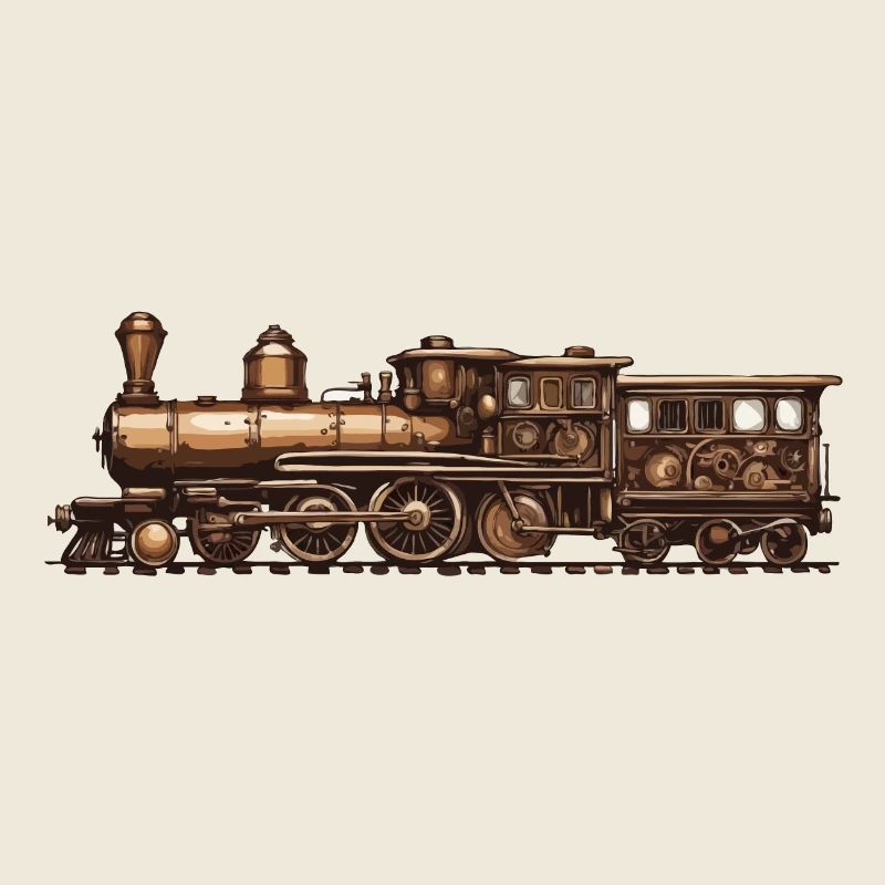 Zug / Lokomotive / Dampflok / Eisenbahn / Lock