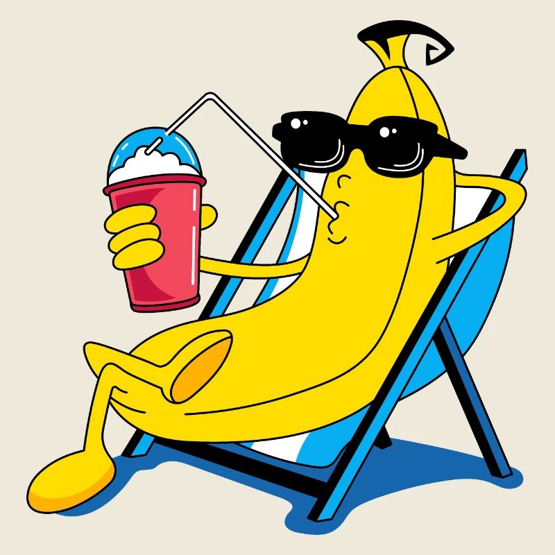 Banane en vacances
