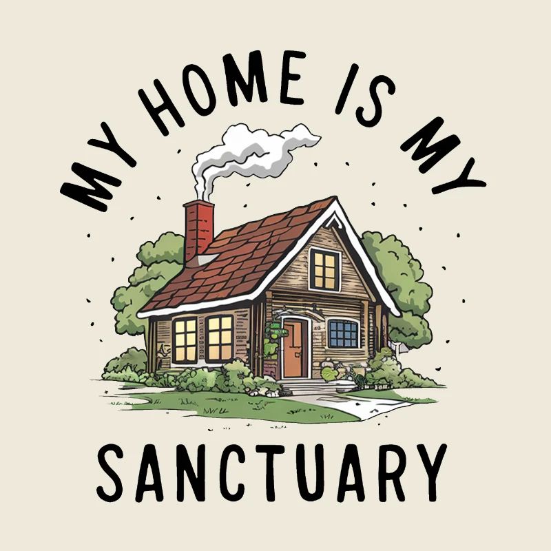 Ma maison est mon refuge.