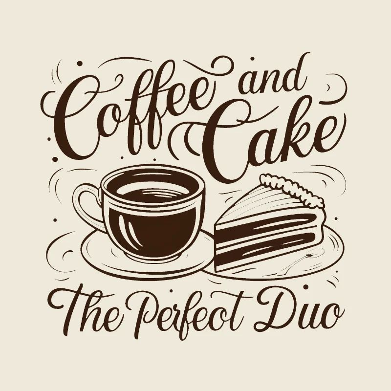 Kaffee und Kuchen – das perfekte Duo.