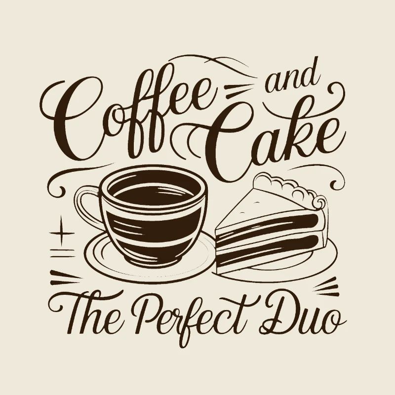 Kaffee und Kuchen – das perfekte Duo.
