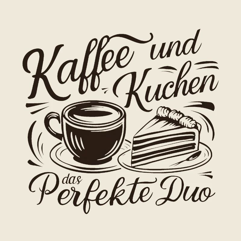 Kaffee und Kuchen – das perfekte Duo.