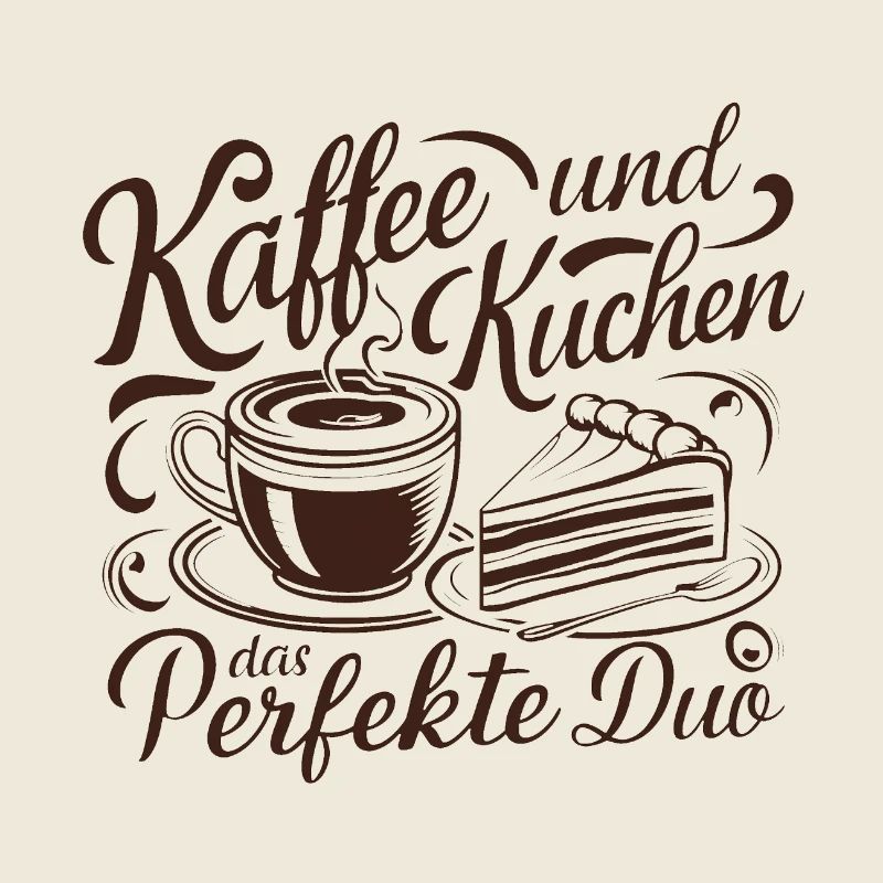 Coffee and cake – the perfect duo.