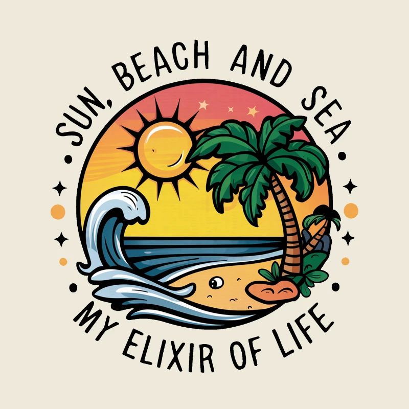 Le soleil, la plage et la mer - mon élixir de vie