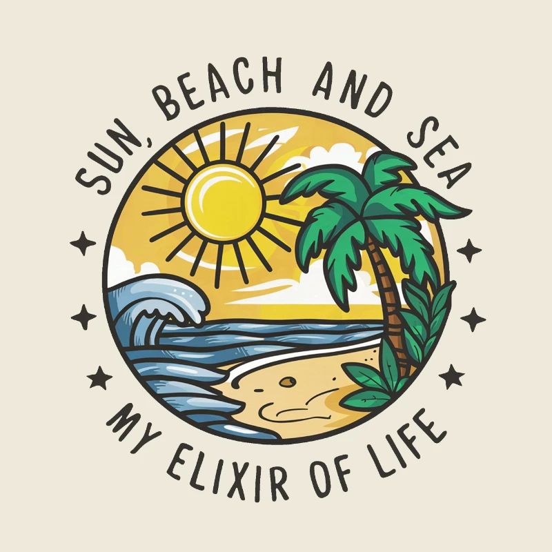Le soleil, la plage et la mer - mon élixir de vie