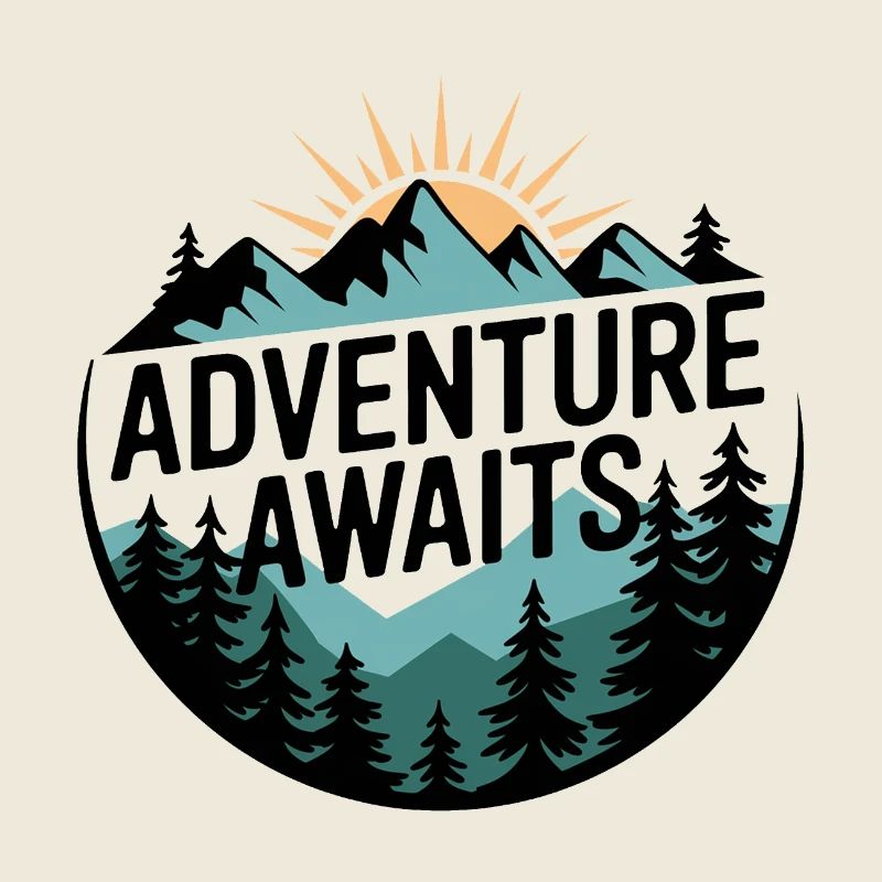 Adventure Awaits – Mountain Panorama