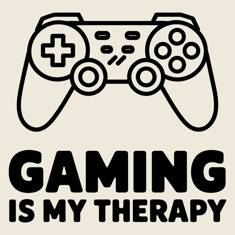 Le jeu est ma thérapie – Manette minimaliste