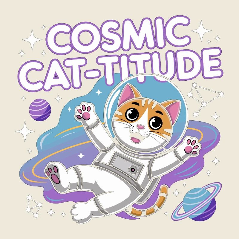 Chat Cosmique – Pouvoir Intergalactique du Chat