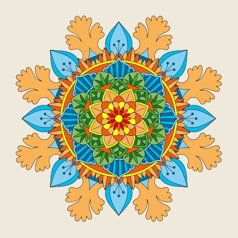 Blumen Mandala